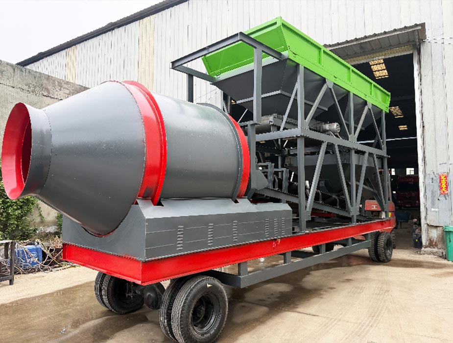 Drum Mobile Concrete Batching Plant