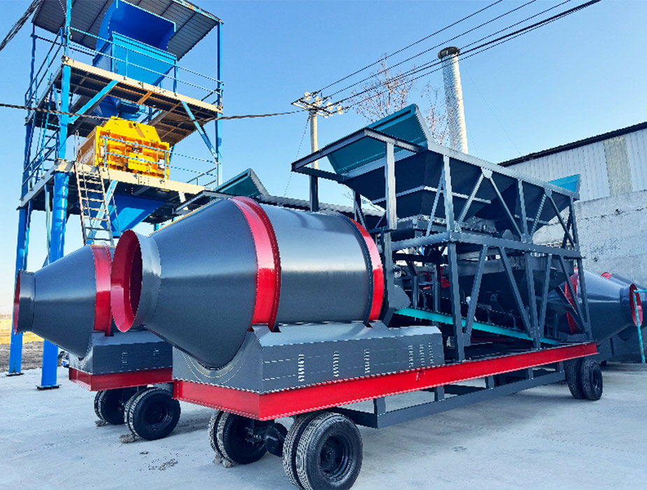 Drum Mobile Concrete Batching Plant