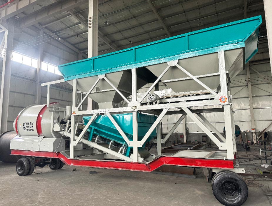Drum Mobile Concrete Batching Plant