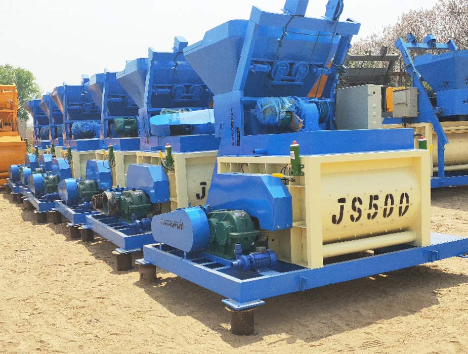 JS forced concrete mixer