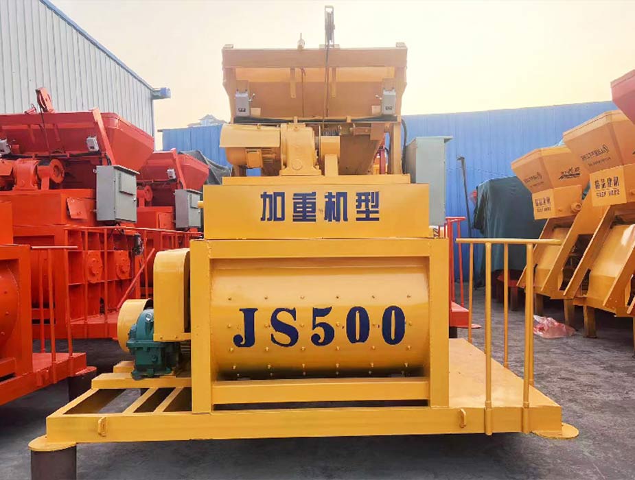 JS forced concrete mixer