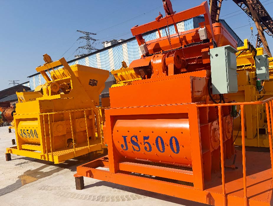 JS forced concrete mixer